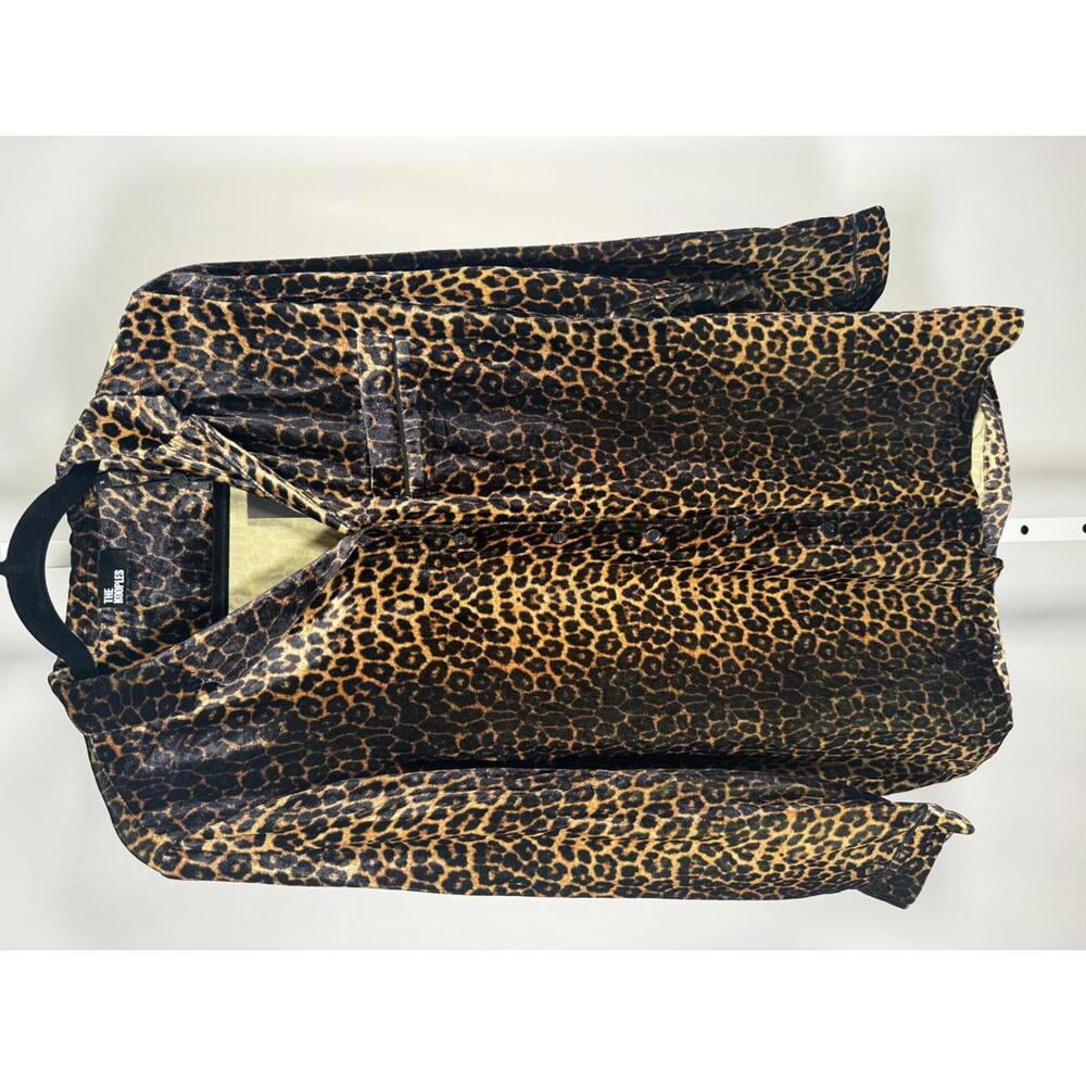 The Kooples Leopard Print Button-Up Shirt Size US M / FR 2 MSRP $315 NWT - Picture 4 of 10